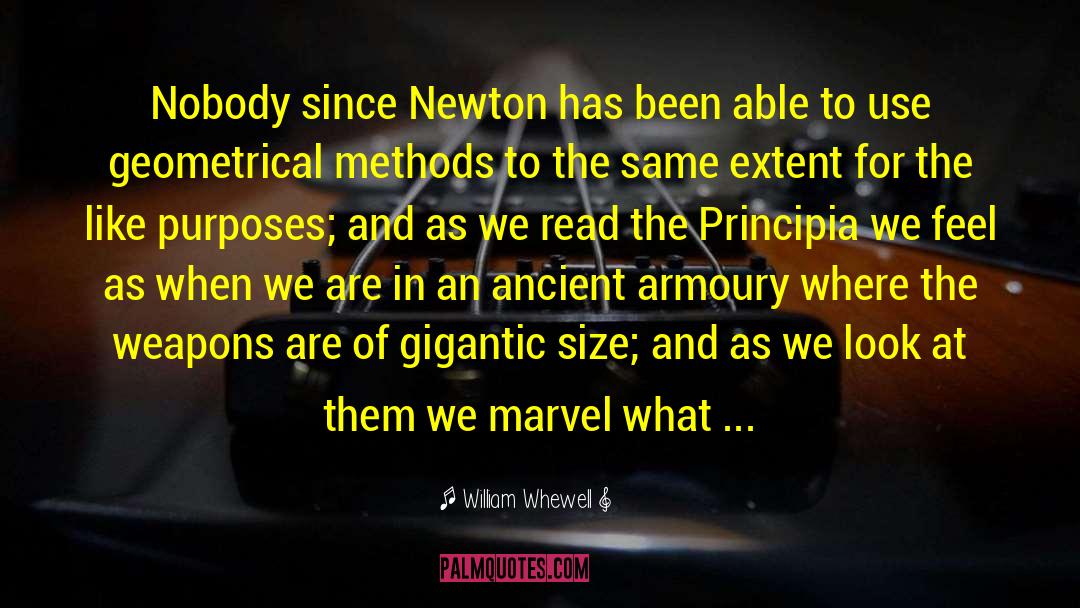 William Whewell Quotes: Nobody since Newton has been