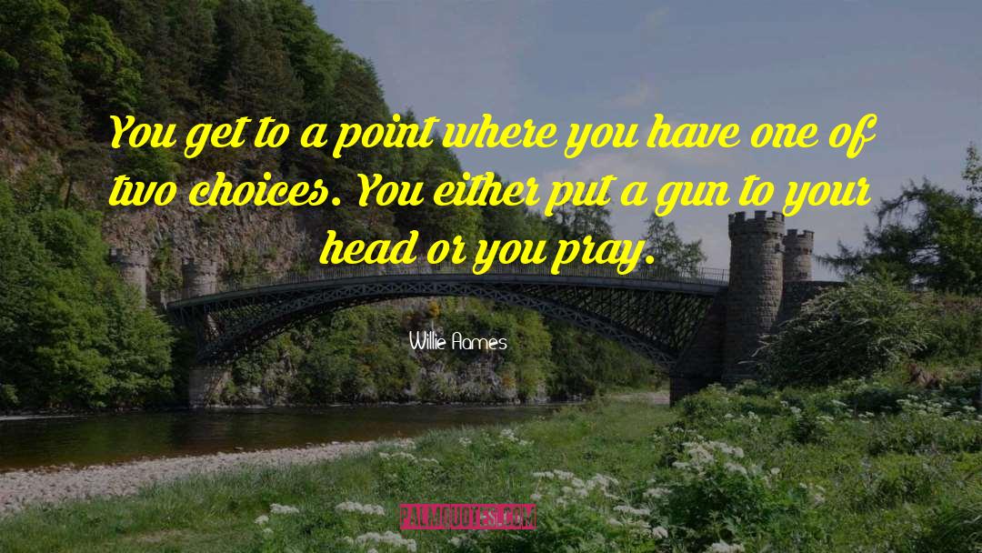 Willie Aames Quotes: You get to a point