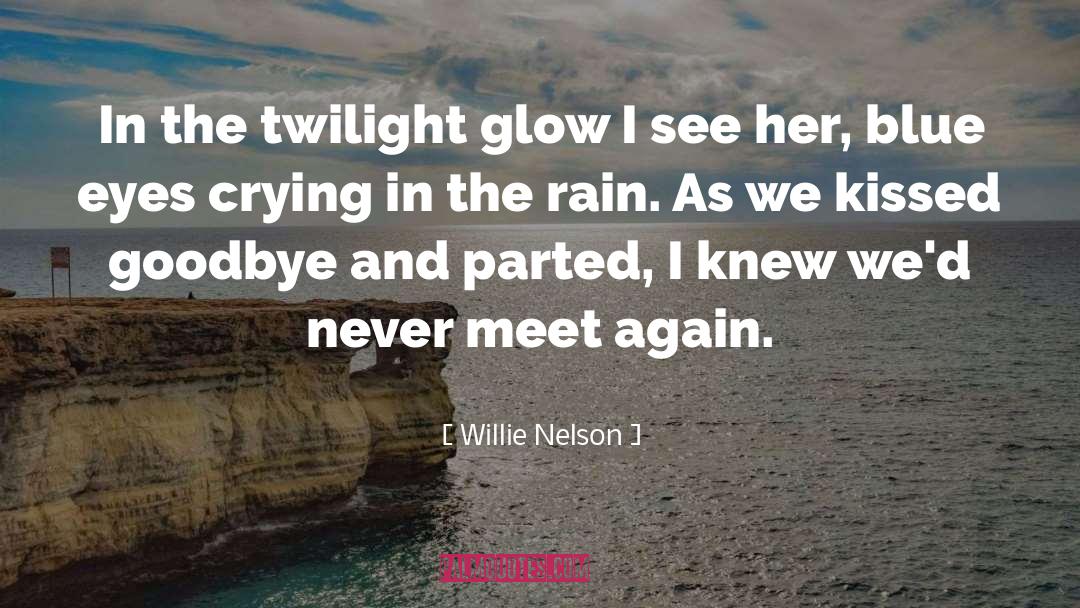 Willie Nelson Quotes: In the twilight glow I