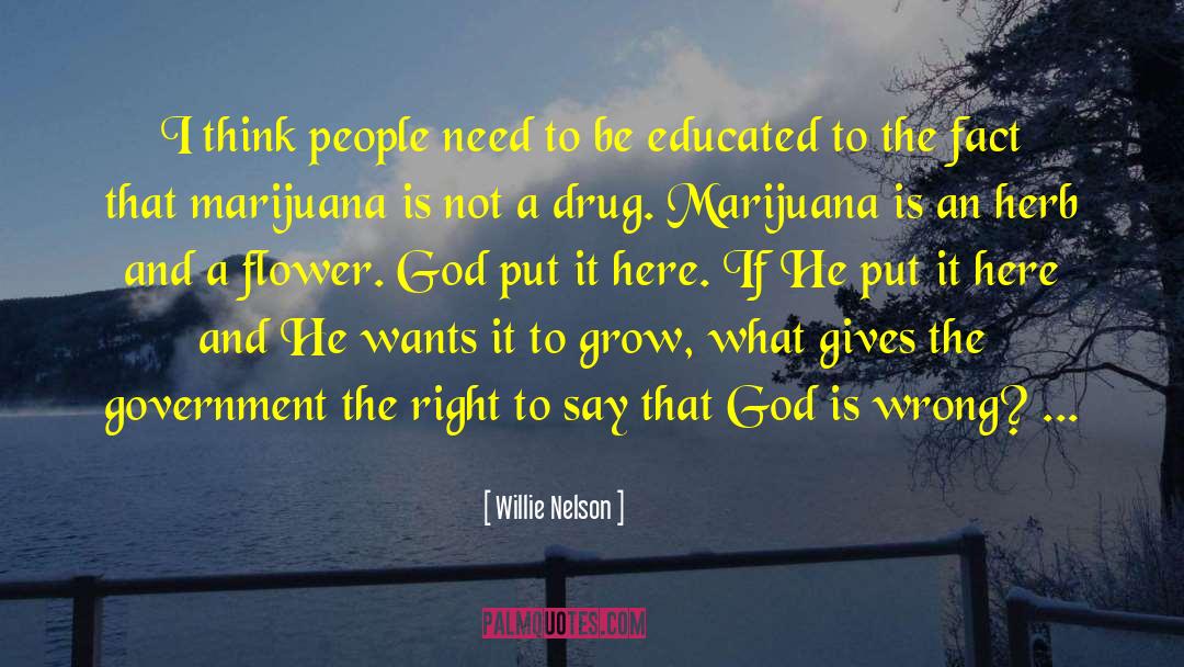 Willie Nelson Quotes: I think people need to