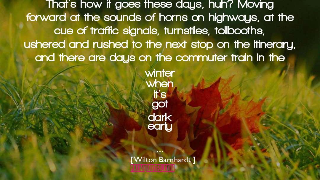 Wilton Barnhardt Quotes: That's how it goes these