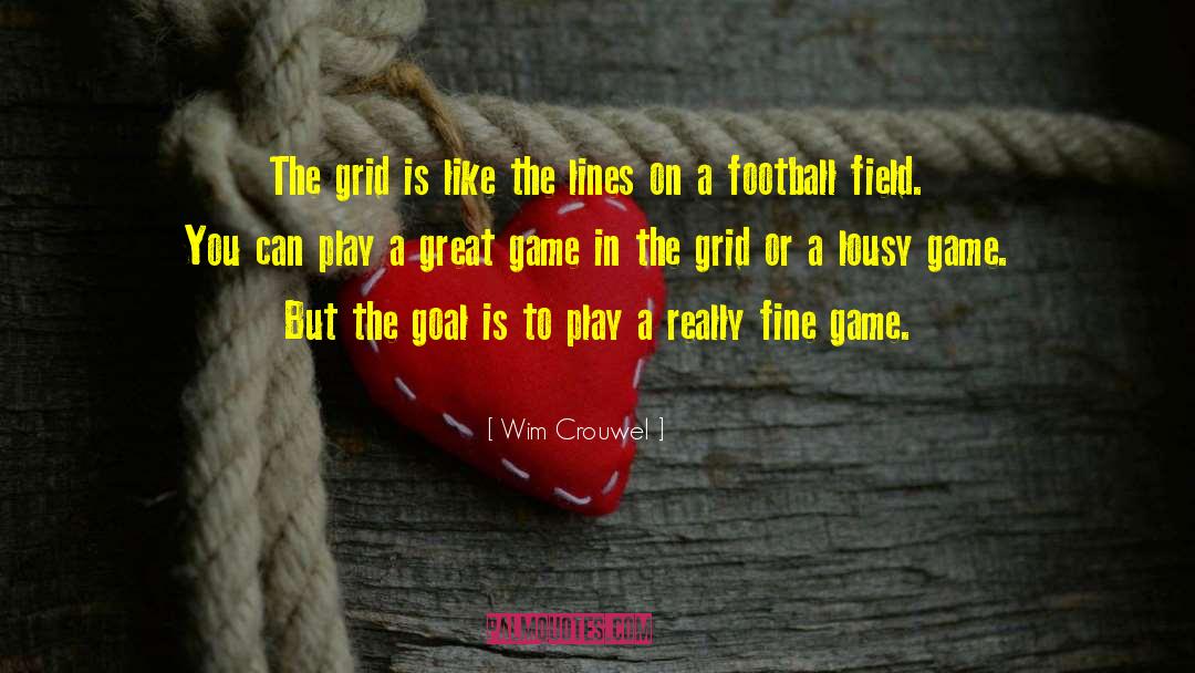 Wim Crouwel Quotes: The grid is like the