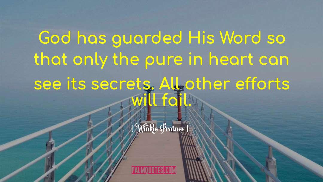 Winkie Pratney Quotes: God has guarded His Word