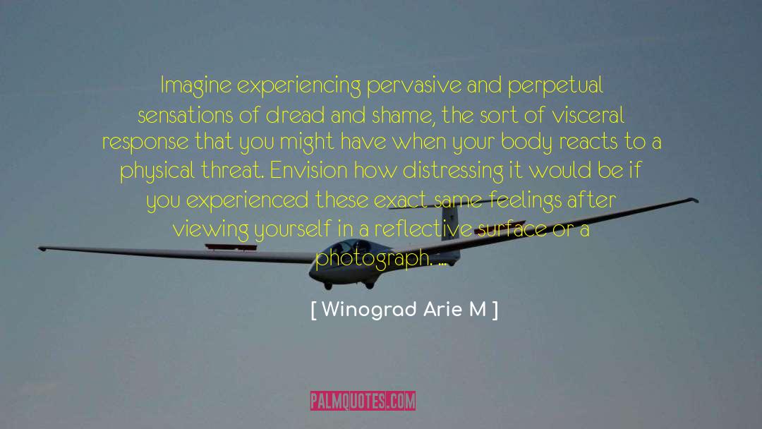 Winograd Arie M Quotes: Imagine experiencing pervasive and perpetual