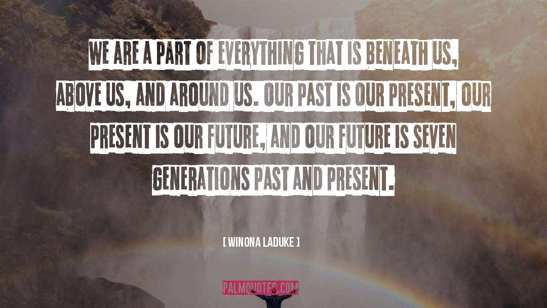 Winona LaDuke Quotes: We are a part of