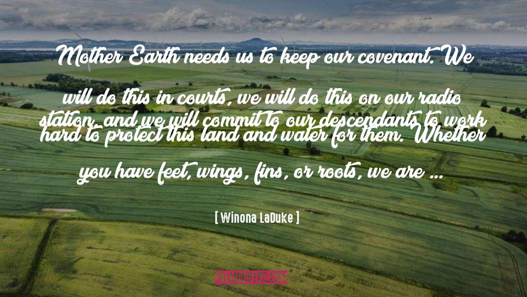 Winona LaDuke Quotes: Mother Earth needs us to