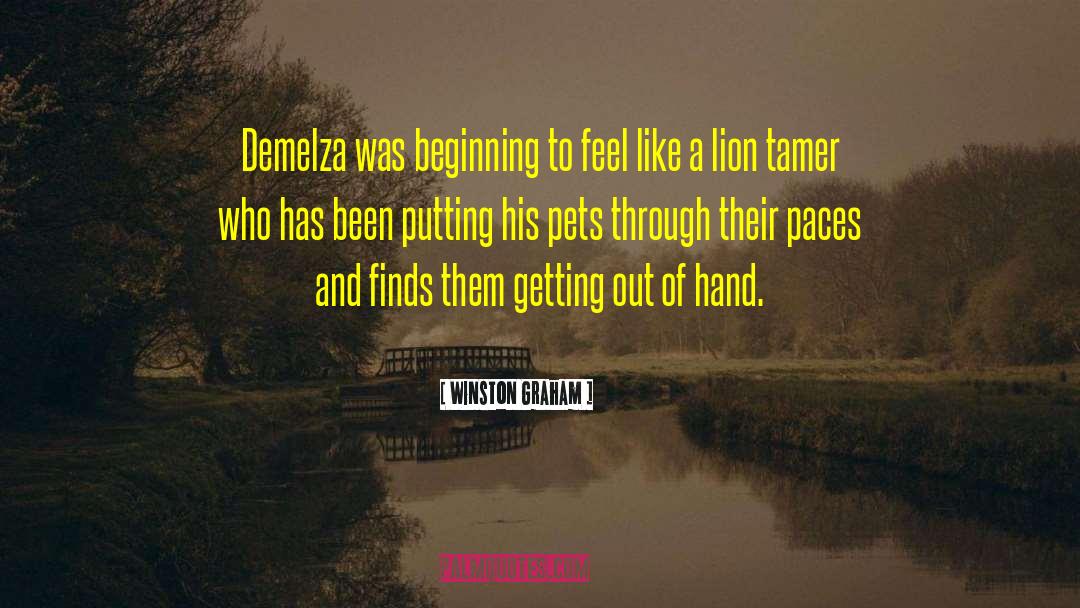 Winston Graham Quotes: Demelza was beginning to feel