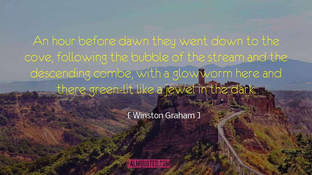 Winston Graham Quotes: An hour before dawn they