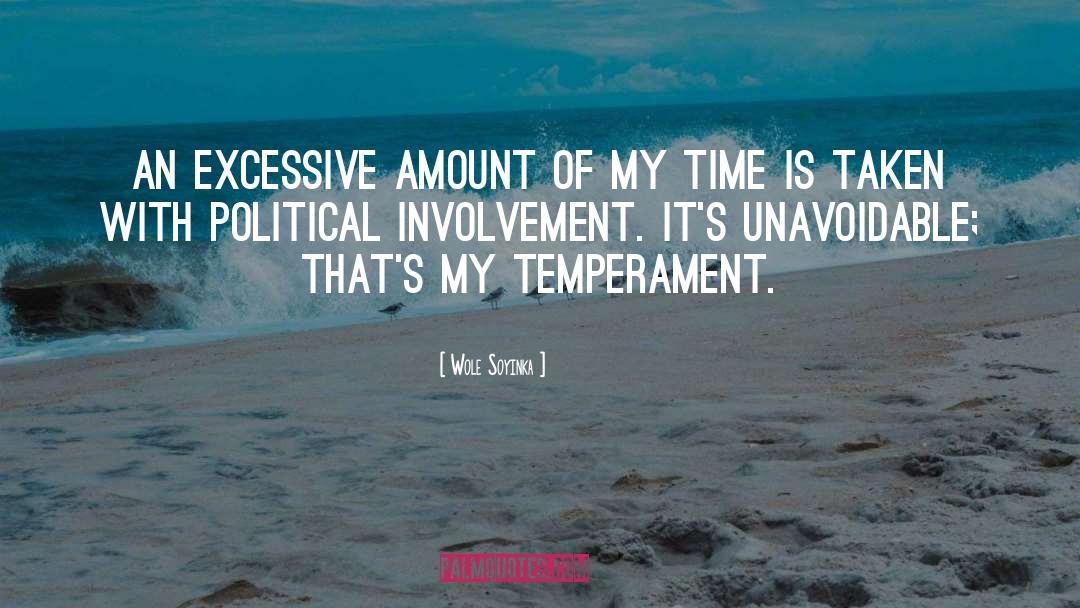 Wole Soyinka Quotes: An excessive amount of my