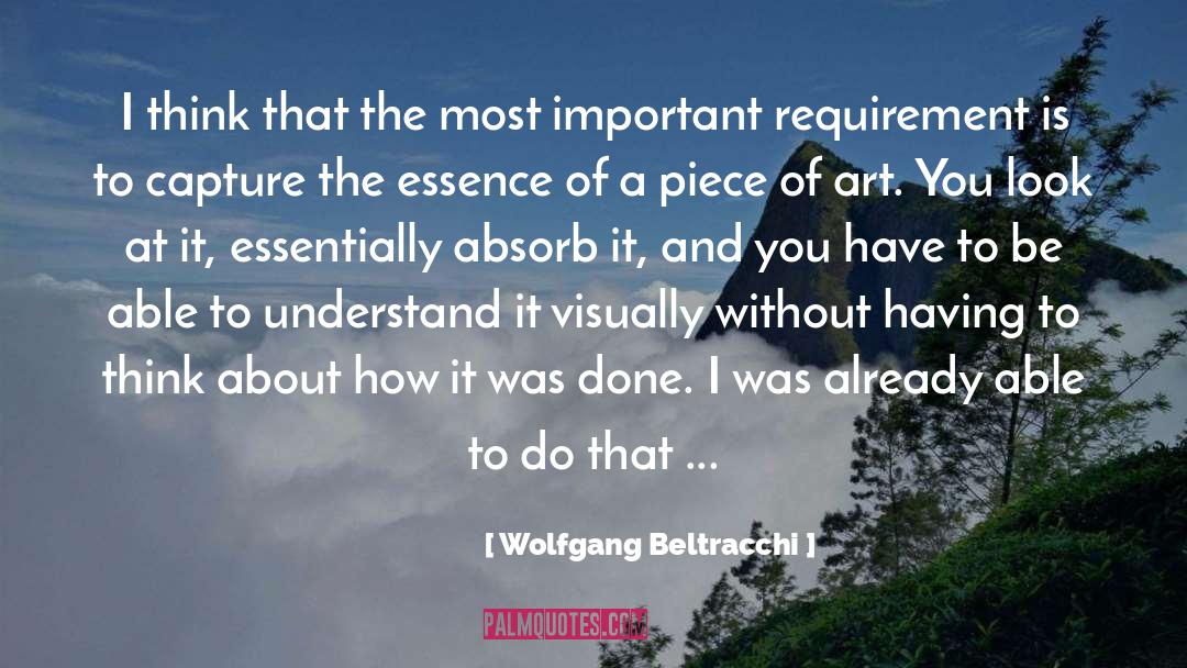 Wolfgang Beltracchi Quotes: I think that the most
