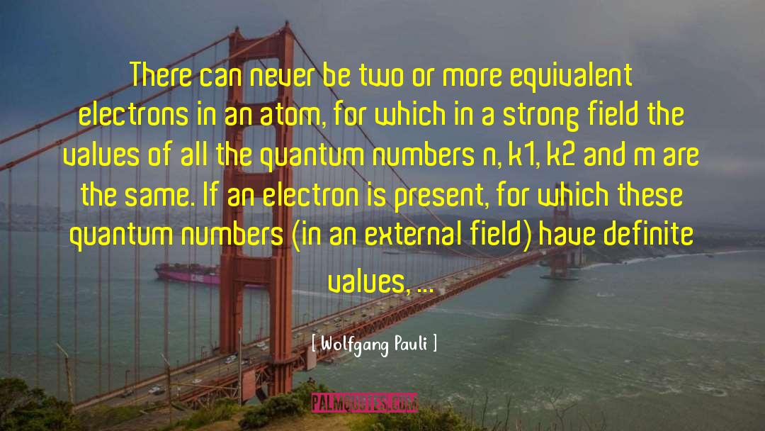 Wolfgang Pauli Quotes: There can never be two