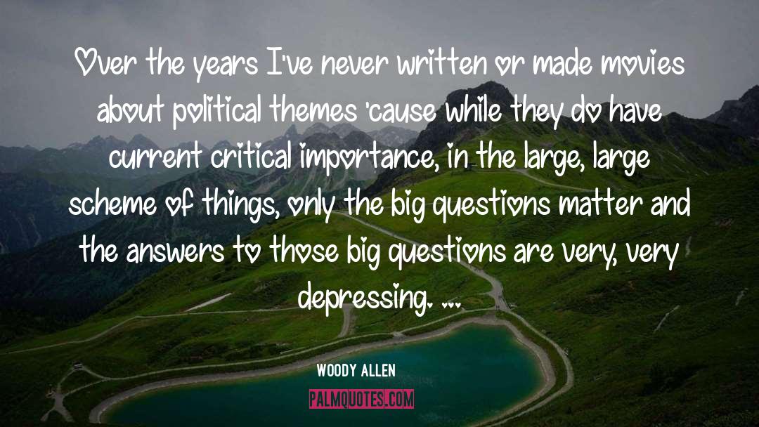 Woody Allen Quotes: Over the years I've never