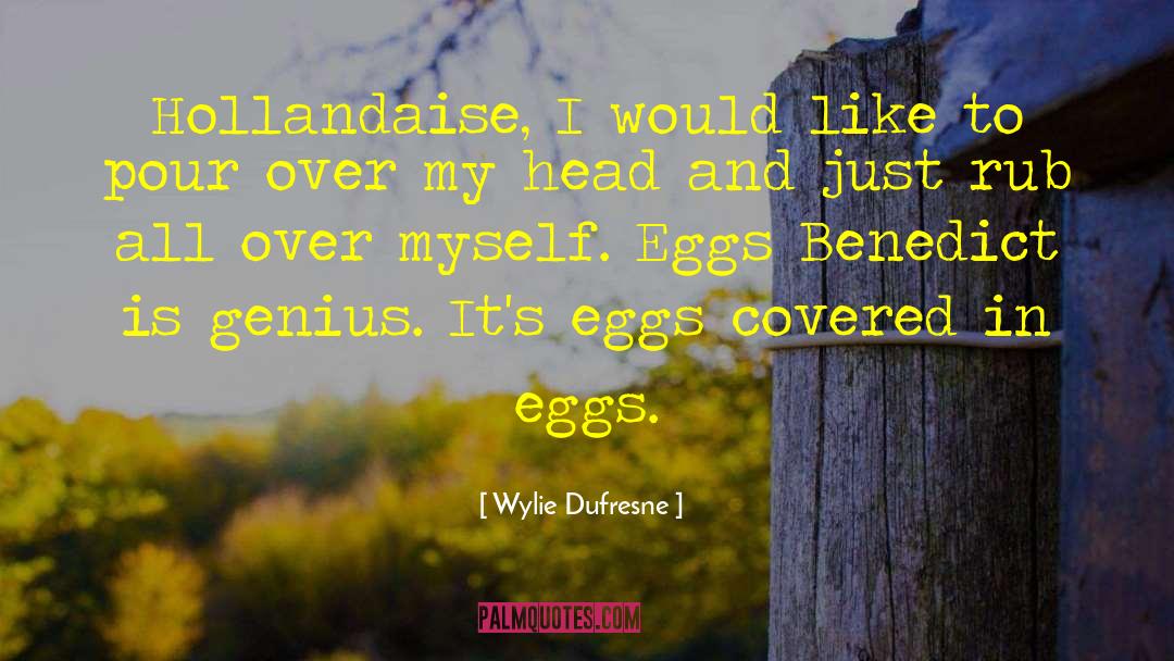 Wylie Dufresne Quotes: Hollandaise, I would like to