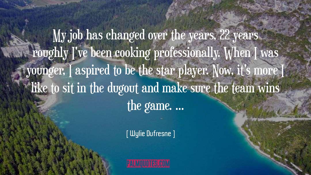 Wylie Dufresne Quotes: My job has changed over