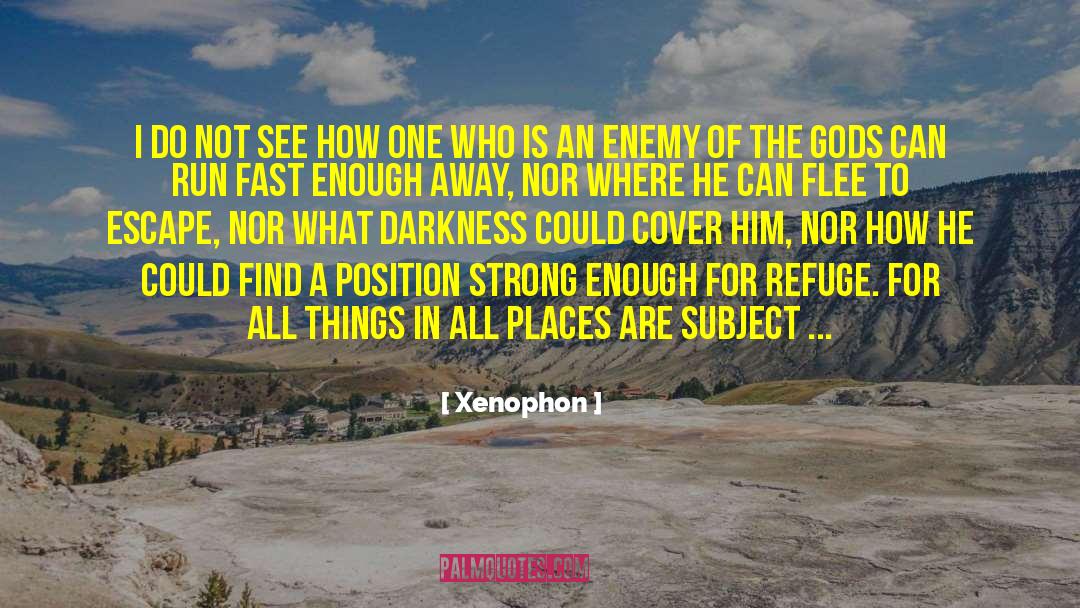 Xenophon Quotes: I do not see how