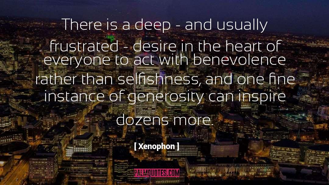 Xenophon Quotes: There is a deep -