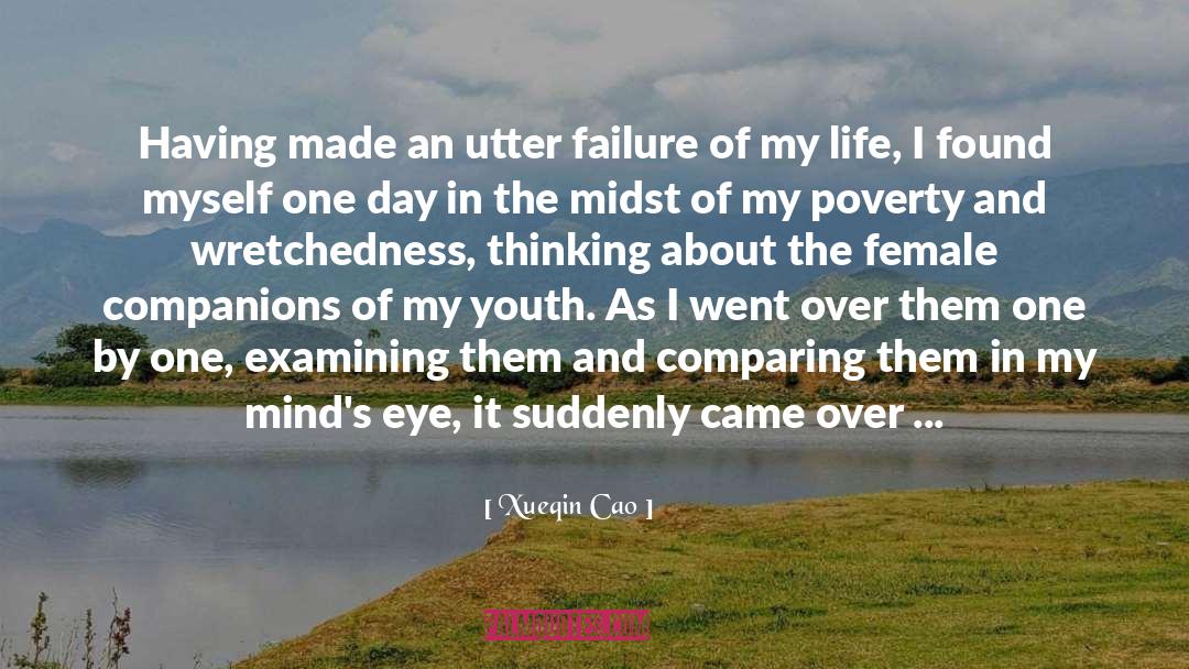 Xueqin Cao Quotes: Having made an utter failure