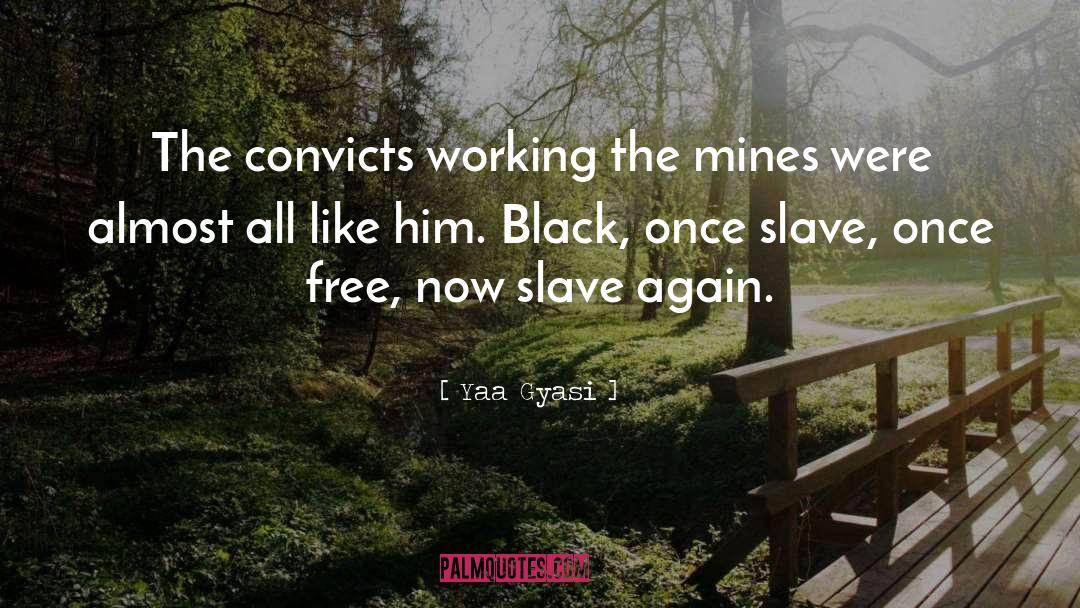 Yaa Gyasi Quotes: The convicts working the mines