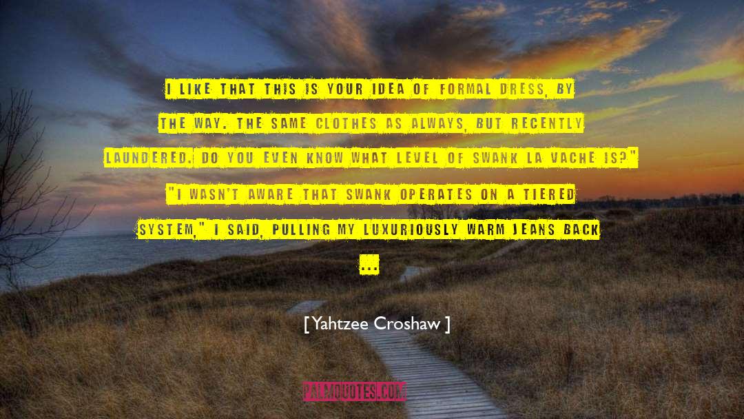 Yahtzee Croshaw Quotes: I like that this is