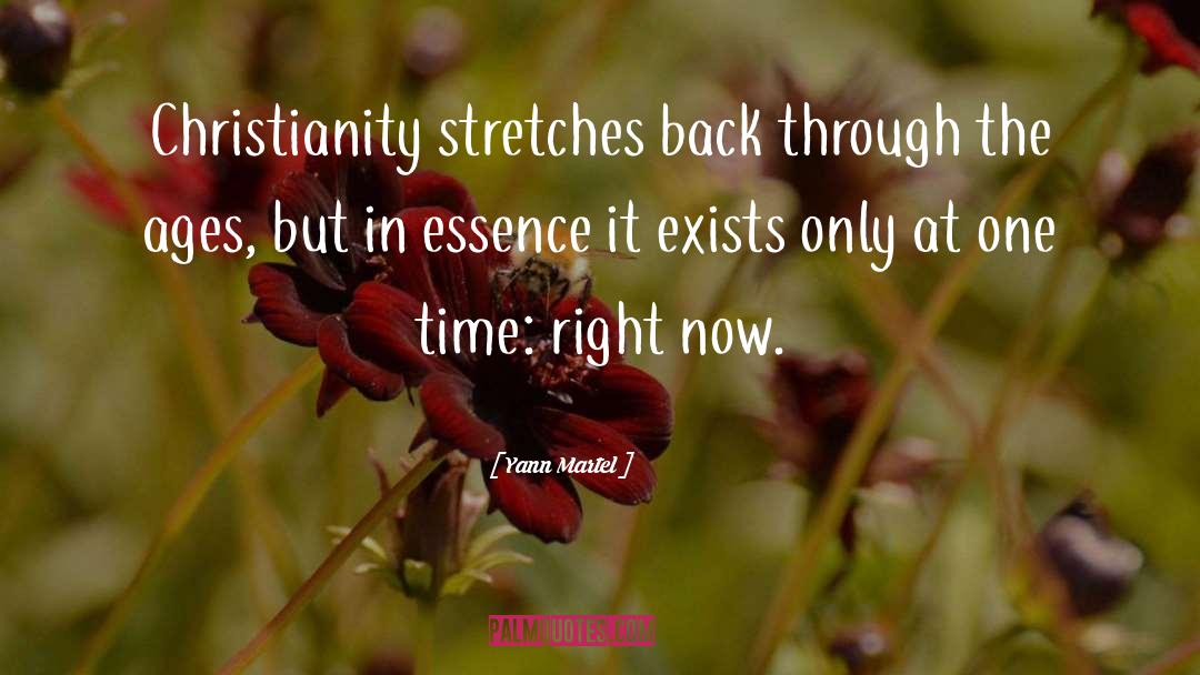 Yann Martel Quotes: Christianity stretches back through the