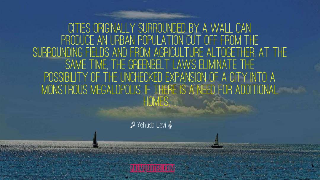 Yehuda Levi Quotes: Cities originally surrounded by a
