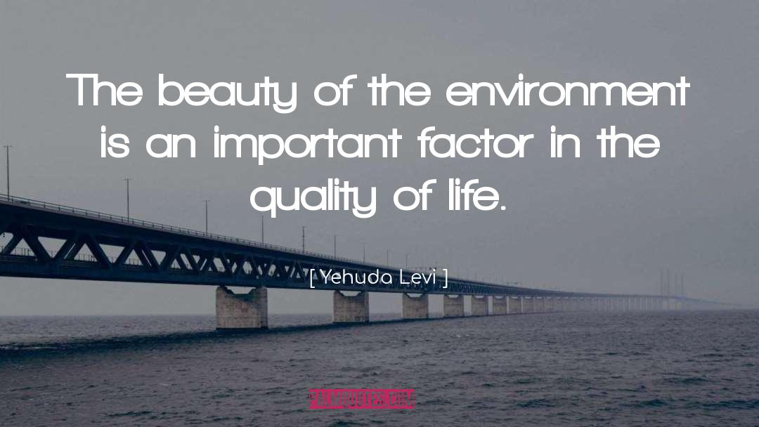 Yehuda Levi Quotes: The beauty of the environment