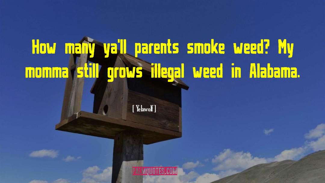 Yelawolf Quotes: How many ya'll parents smoke