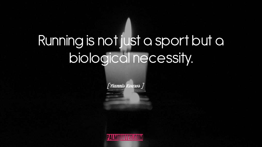 Yiannis Kouros Quotes: Running is not just a