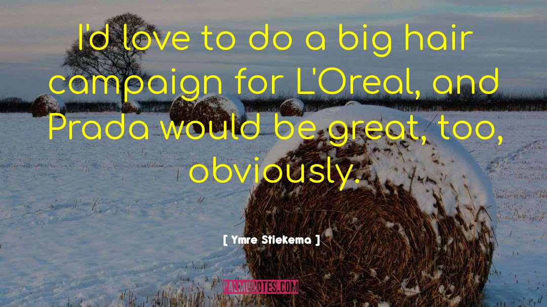 Ymre Stiekema Quotes: I'd love to do a