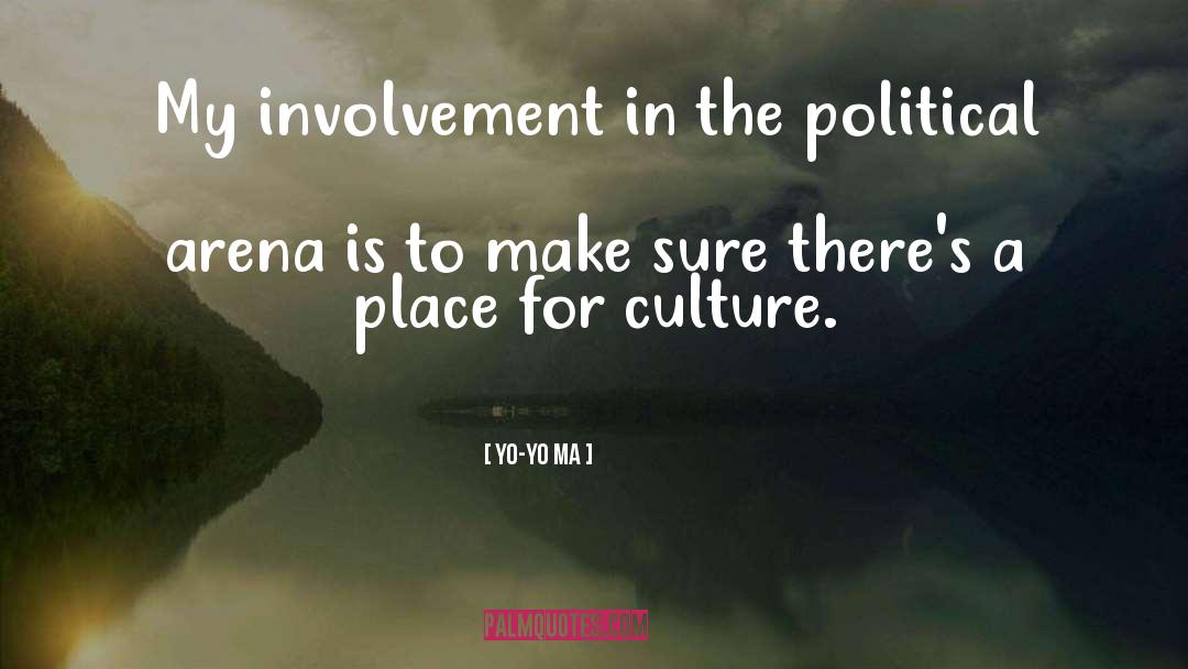 Yo-Yo Ma Quotes: My involvement in the political