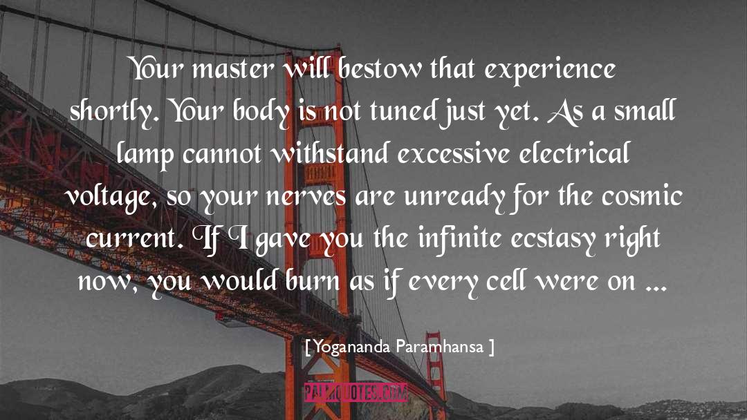 Yogananda Paramhansa Quotes: Your master will bestow that