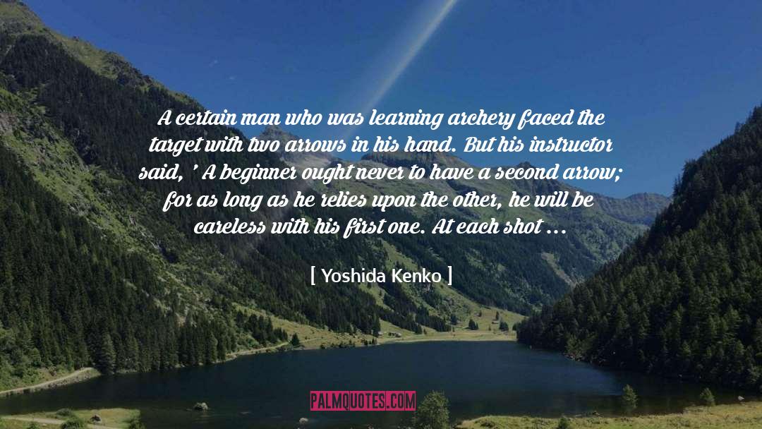 Yoshida Kenko Quotes: A certain man who was