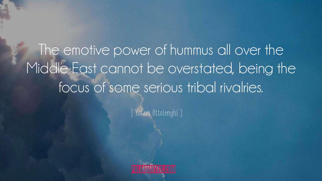 Yotam Ottolenghi Quotes: The emotive power of hummus