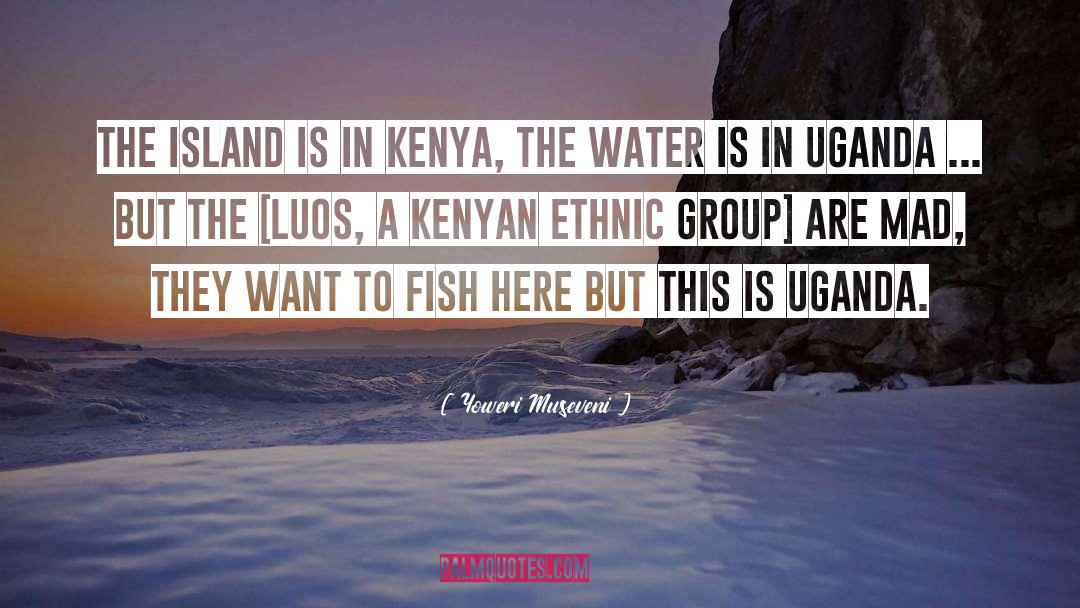 Yoweri Museveni Quotes: The island is in Kenya,