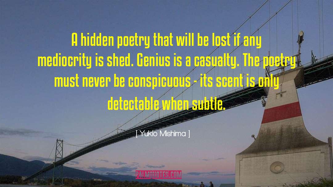 Yukio Mishima Quotes: A hidden poetry that will