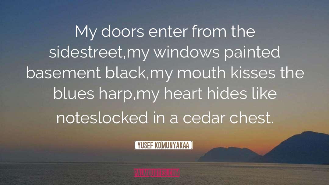 Yusef Komunyakaa Quotes: My doors enter from the