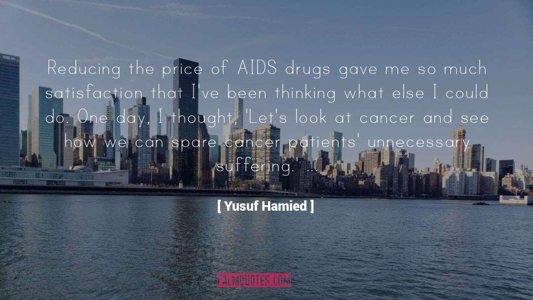 Yusuf Hamied Quotes: Reducing the price of AIDS