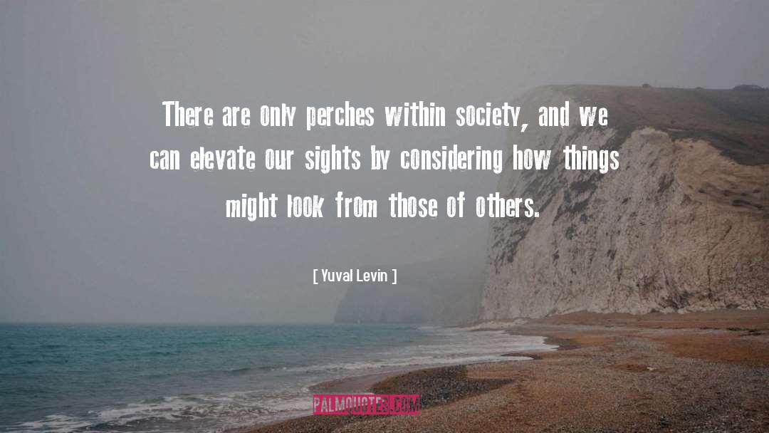 Yuval Levin Quotes: There are only perches within