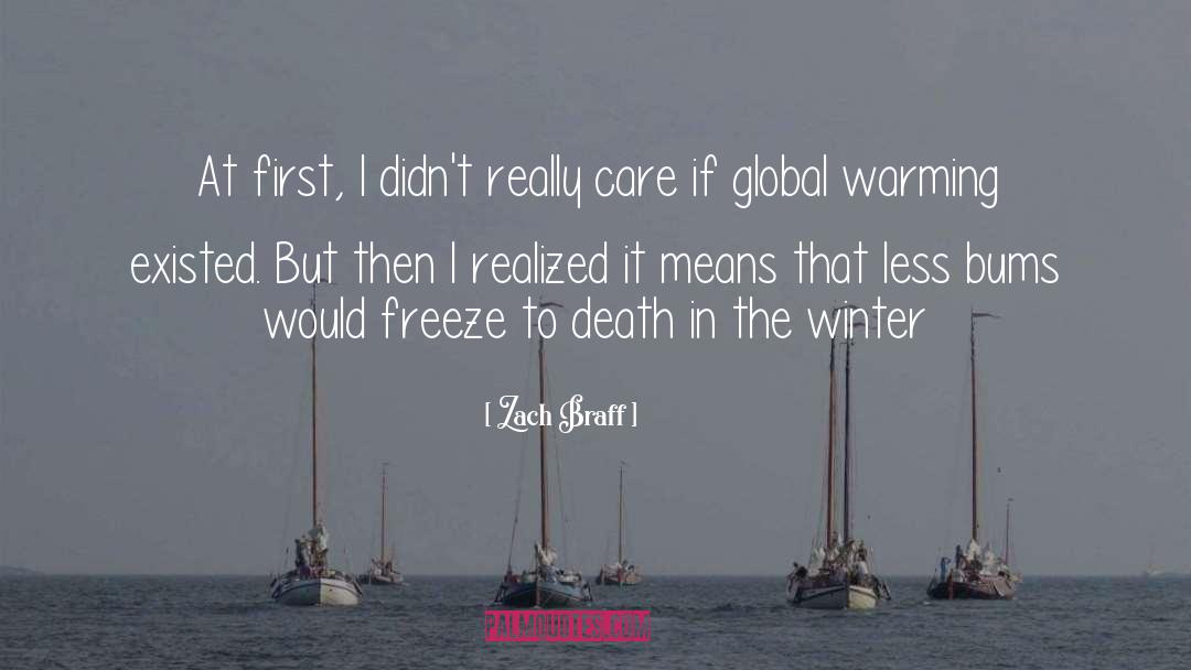 Zach Braff Quotes: At first, I didn't really