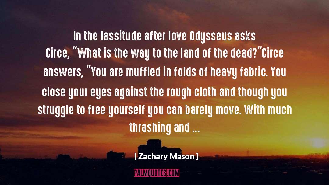 Zachary Mason Quotes: In the lassitude after love