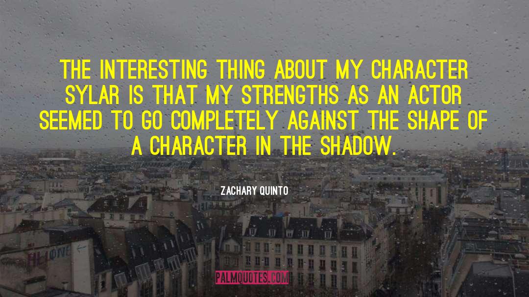 Zachary Quinto Quotes: The interesting thing about my