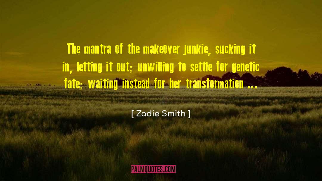 Zadie Smith Quotes: The mantra of the makeover