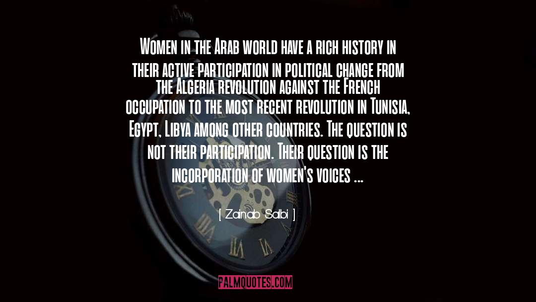 Zainab Salbi Quotes: Women in the Arab world