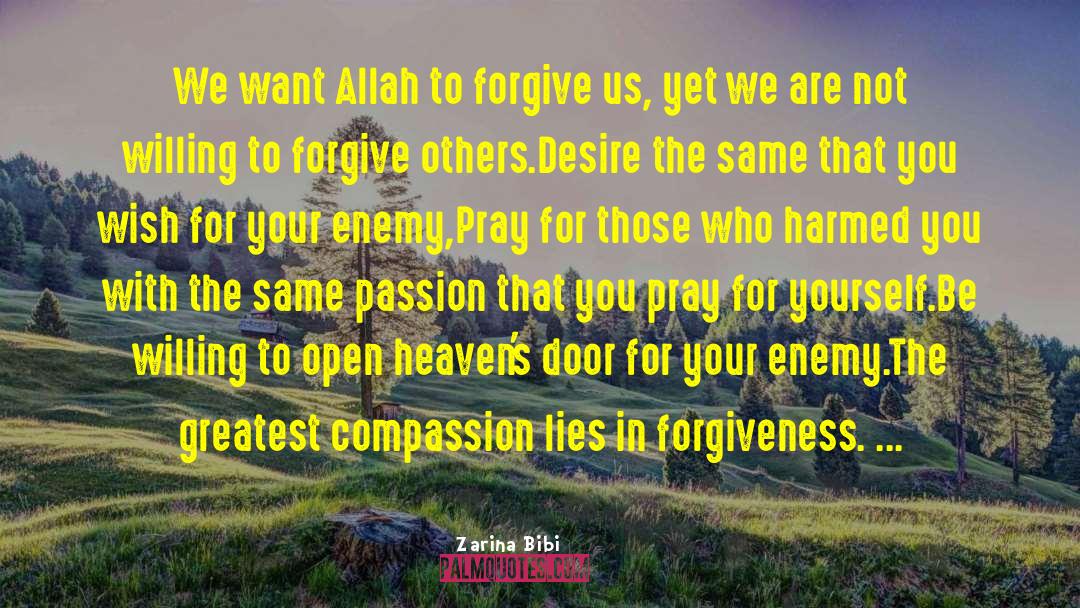 Zarina Bibi Quotes: We want Allah to forgive