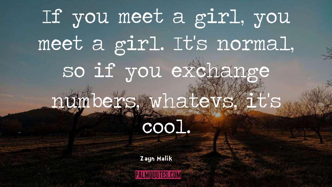 Zayn Malik Quotes: If you meet a girl,