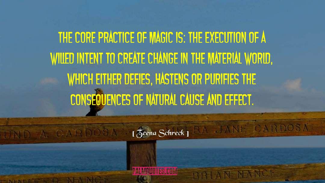 Zeena Schreck Quotes: The core practice of magic