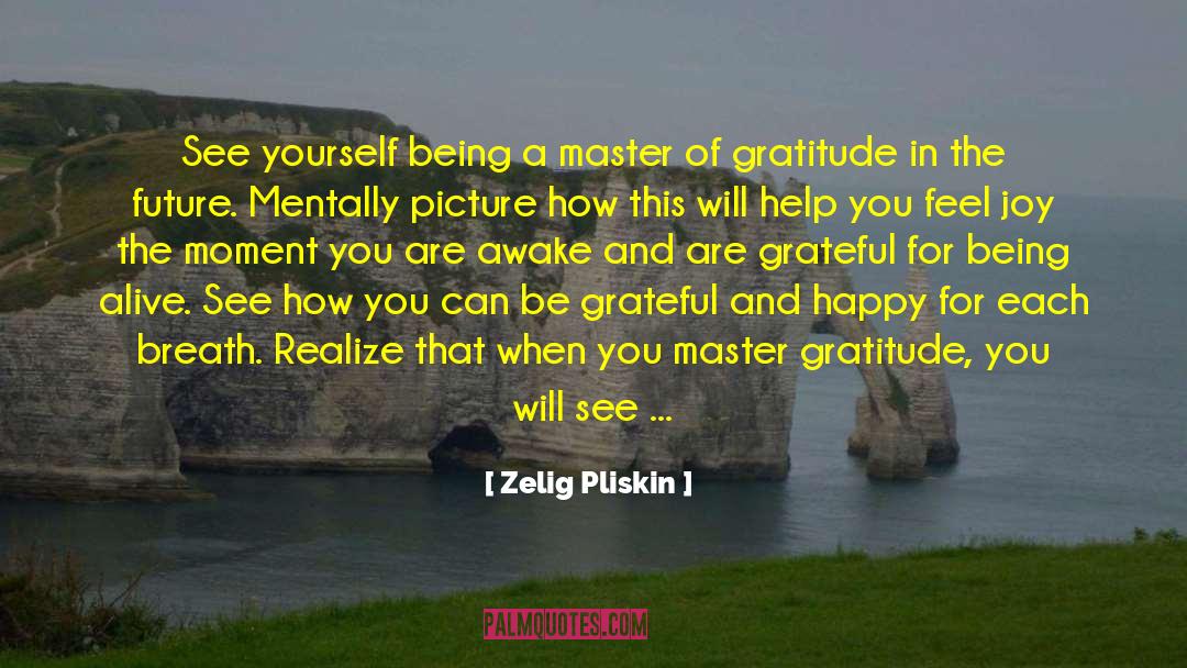 Zelig Pliskin Quotes: See yourself being a master