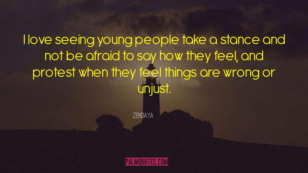 Zendaya Quotes: I love seeing young people