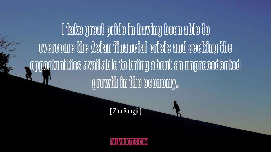 Zhu Rongji Quotes: I take great pride in