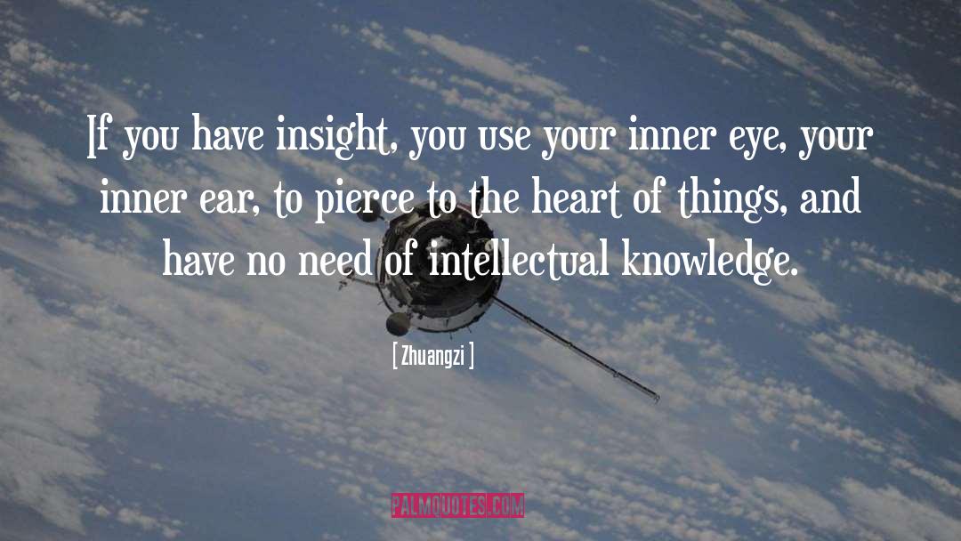 Zhuangzi Quotes: If you have insight, you